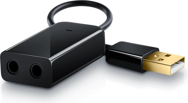 Immagine prodotto Aplic Scheda audio Virtual 7.1 Surround, USB mini esterna, Dynamic 3D Surround, ingresso da 3,5 mm (USB 2.0)
