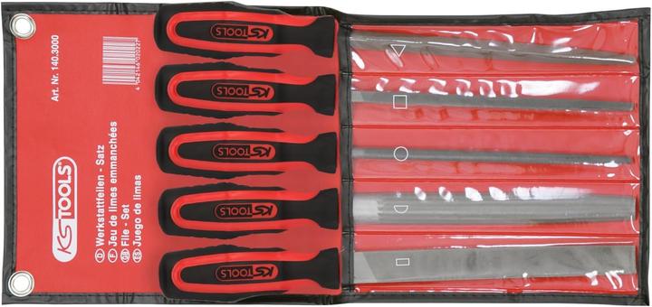 Produktbild KS Tools Werkstattfeilen-Satz. 5-tlg. 140.3000 (Hieb 2, 200 mm)