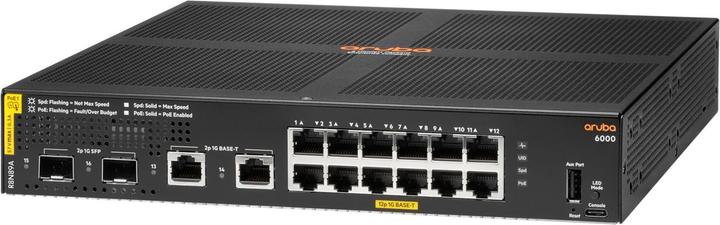 Produktbild Aruba 6000 12G Class4 PoE 2G/2SFP 139W (12 Ports)