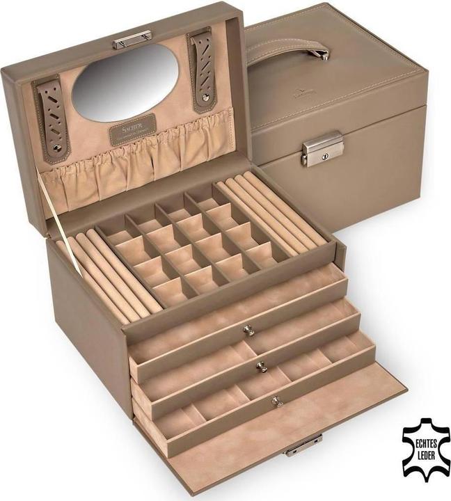 Immagine prodotto Sacher 77.107.565943 - Portagioie Lena nature in pelle taupe