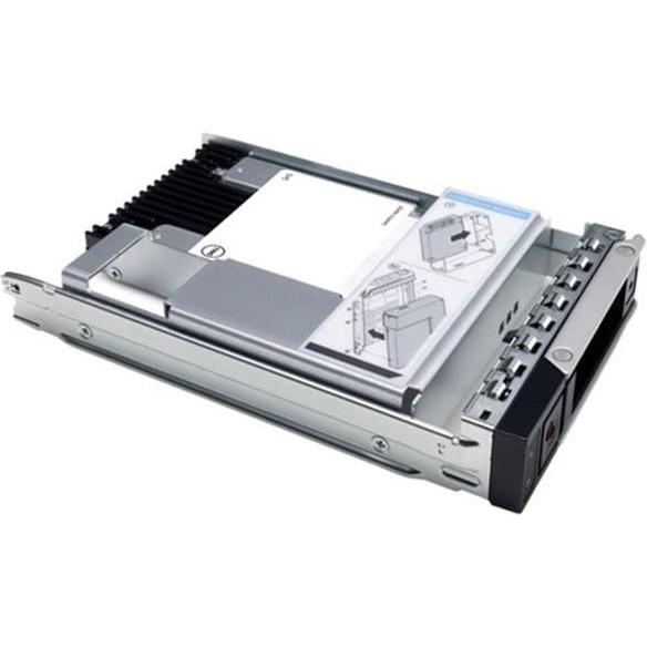Dell 960GB SSD SATA 6Gbps Mixed Use 512e 6,35cm 2,5Zoll with 8,89cm 3,5Zoll HYB carrier 3DWPD CK (96