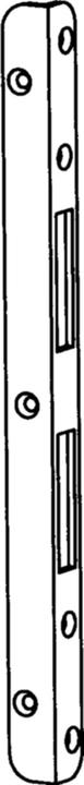 Actual product image G-U Angle strike plates GU (Striking plate)