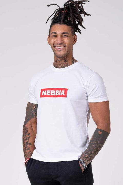 Produktbild Nebbia Men's Basic T-Shirt 593 Weiss (XL)
