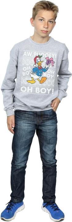 Immagine prodotto Disney Donald Duck Christmas Fair Isle Felpa Ragazzi (140, 146)