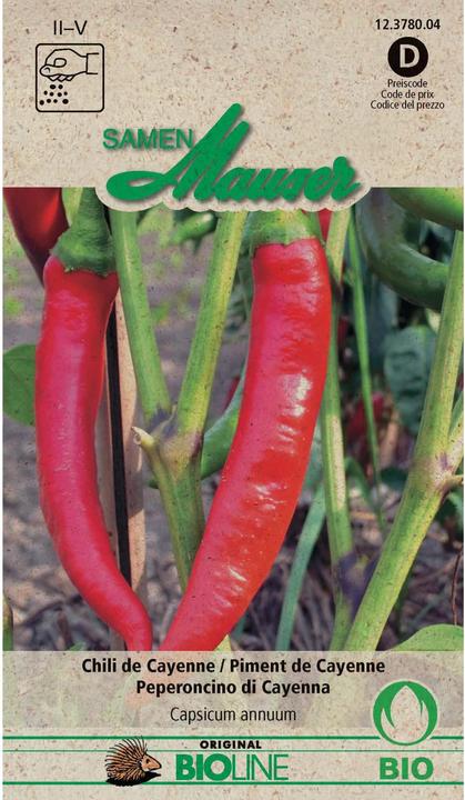 Produktbild Samen Mauser Chili de Cayenne (Gemüsesamen)