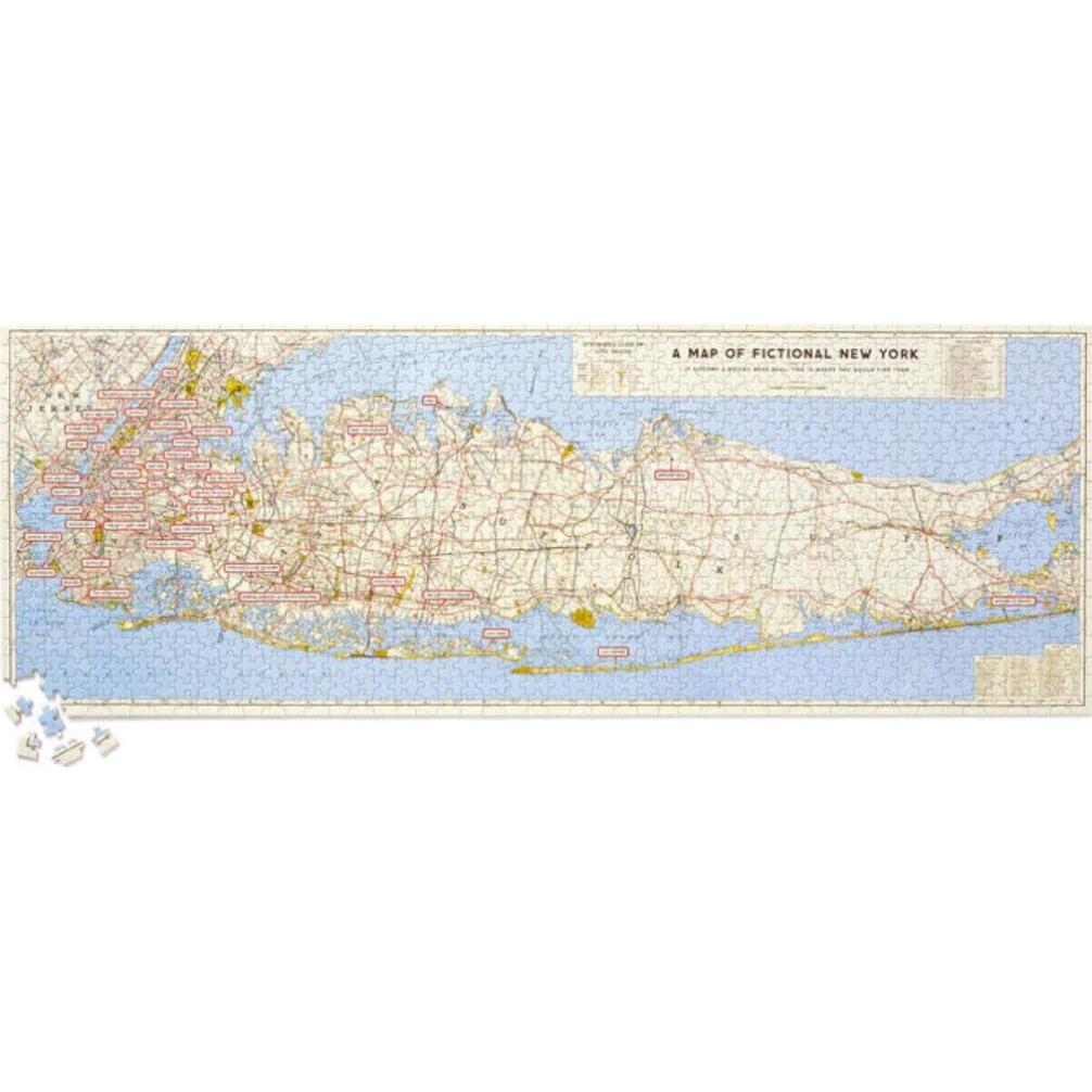 Abrams & Chronicle NYC Map 1,000 Piece Panoramic Puzzle (1000 Teile)