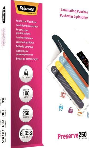 Produktbild Fellowes Preserve 250 (A4, 100 Stk., 250 µm)