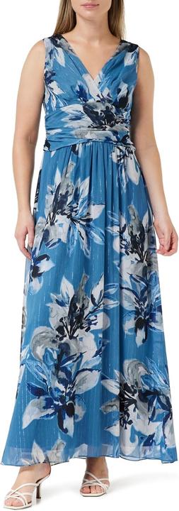 Image du produit Gina Bacconi Maxi-robe imprimée avec ruchés à la taille (36)