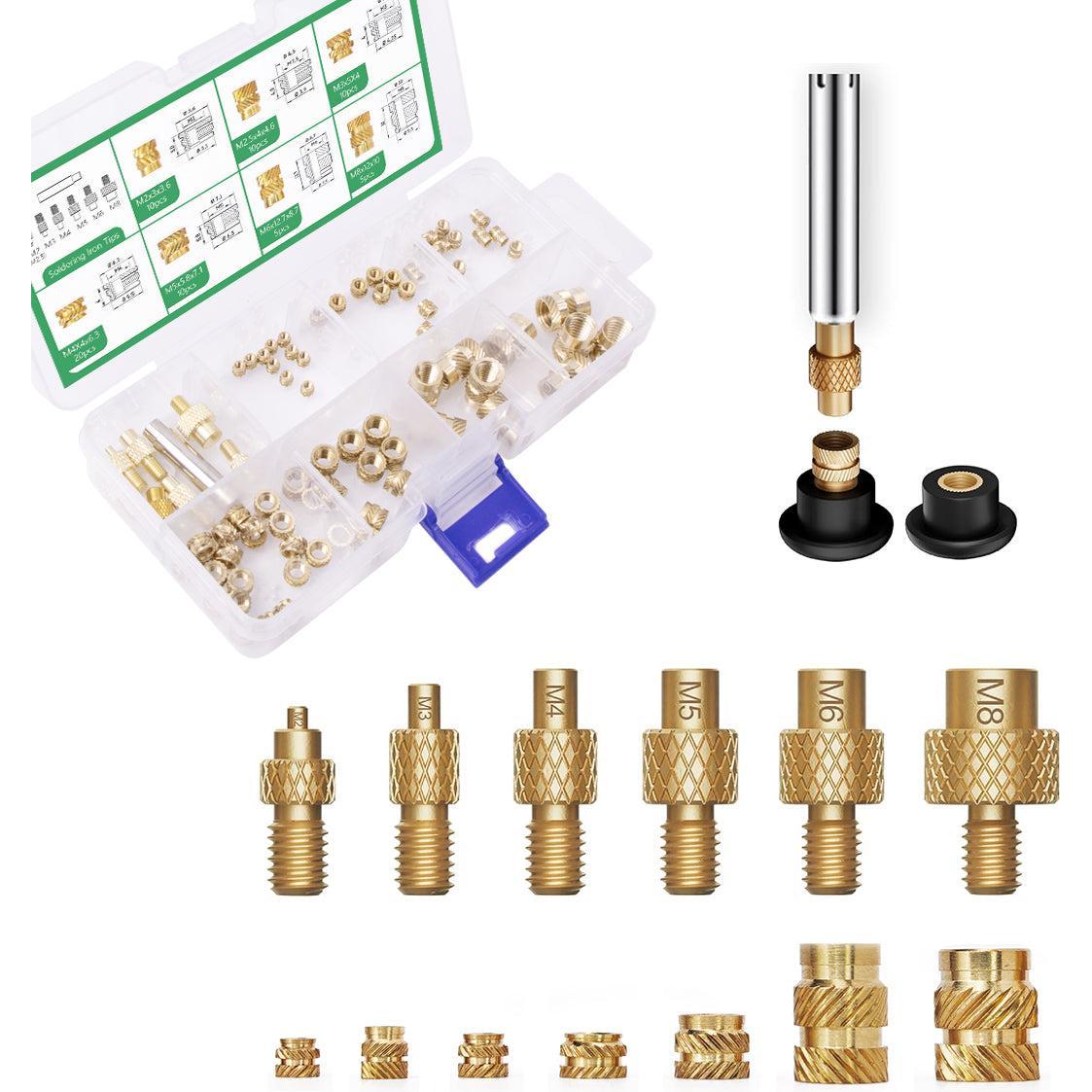 Mintion Heat Set Insert Tips and Threaded Inserts (Accessori), Accessori per stampante 3D