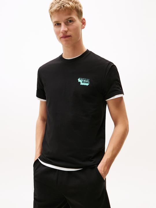 Actual product image Tommy Jeans Tjm Slim Stack Logo Tee Ext (XL)