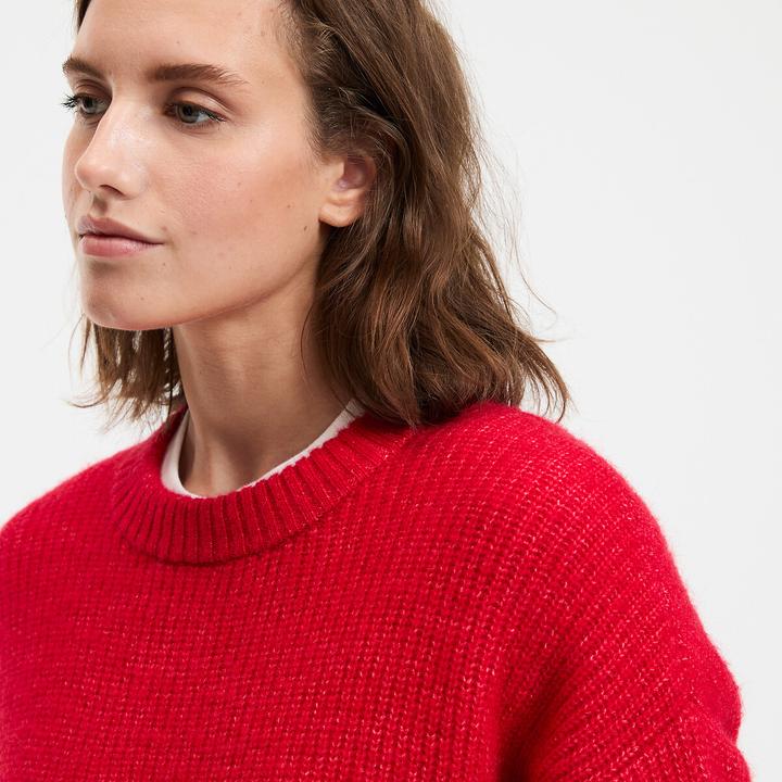 Immagine prodotto La Redoute Collections Pullover mit Rundhalsausschnitt aus flauschigem Grobstrick (L)