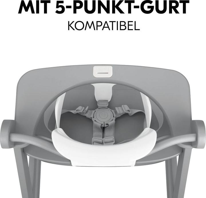 Actual product image Hauck Hochstühle Hochstuhl Alpha Plus Black - im Sparset inkl. (Stair high chair)
