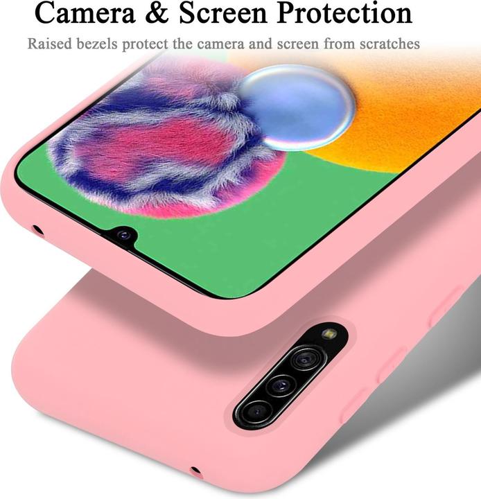 Actual product image Cadorabo TPU Liquid Silicone Case Cover for Samsung Galaxy A90 5G (Samsung Galaxy A90 5G)