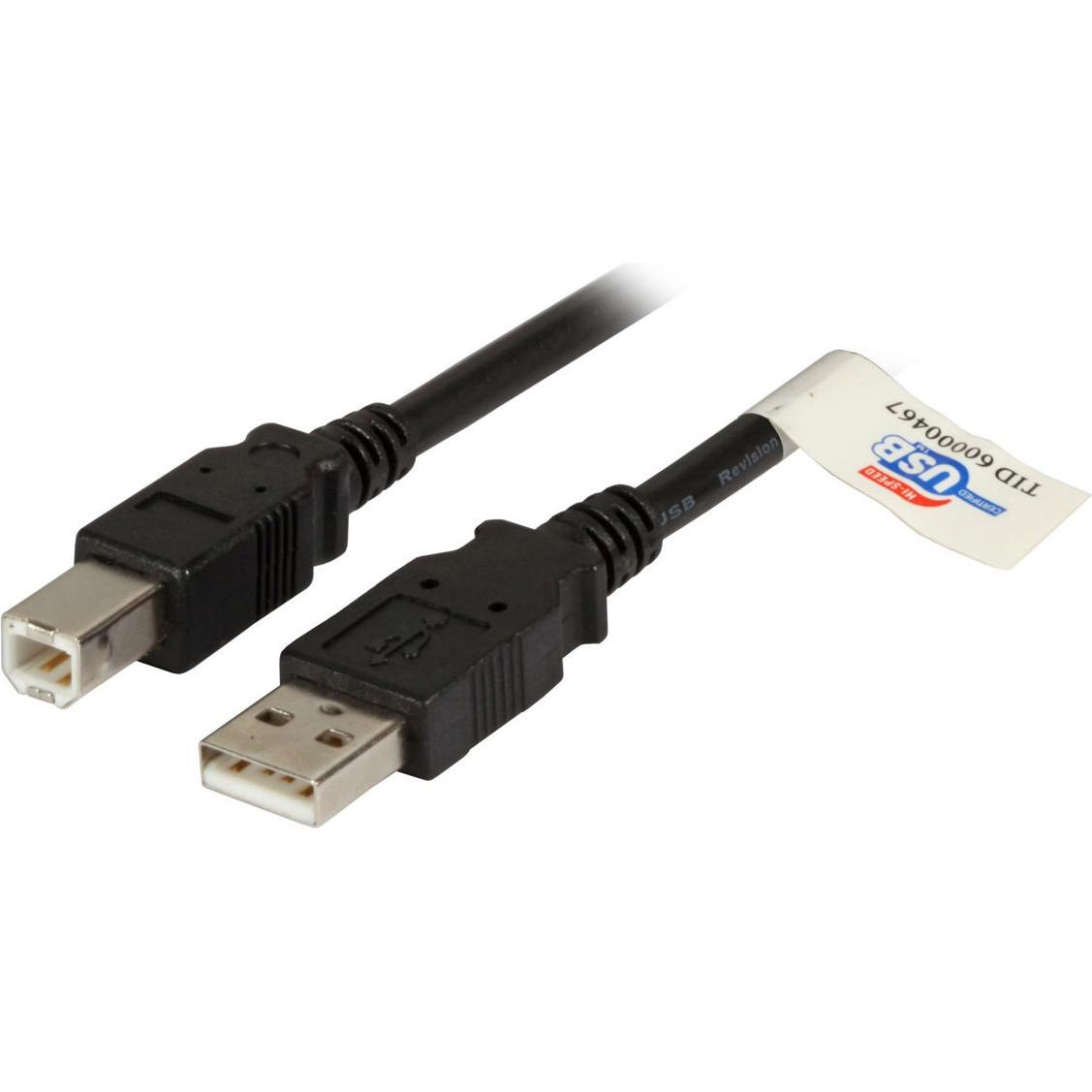 EFB Elektronik USB A – USB B (5 m, USB 2.0), USB Kabel