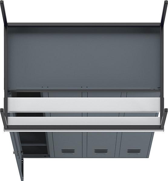 Actual product image Wolf Clothes locker with bench underneath (120 cm, 214 cm)