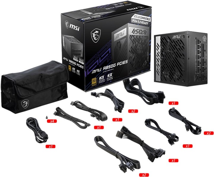 Produktbild MSI MPG A850G (850 W)