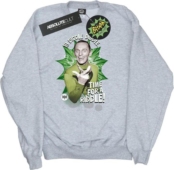 Produktbild Batman TV Serie The Riddler Zeit ein Rätsel Baumwolle Sweatshirt (3XL)