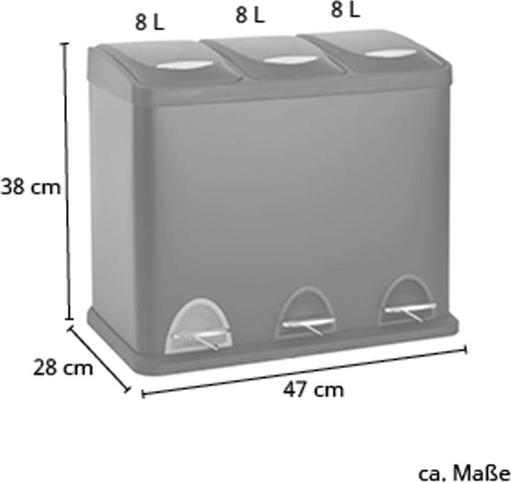 Produktbild Svita TC3X8 Treteimer (24 l)