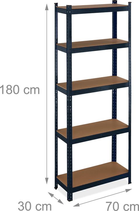 Actual product image Relaxdays Heavy duty shelving
