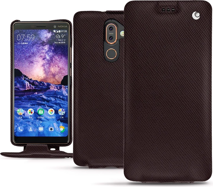 Produktbild Noreve Lederschutzhülle vertikal (Nokia 7 Plus)