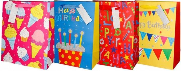 Produktbild Incood Geschenktüte 18x23cm Happy Birthday Mix (Geschenktüte)