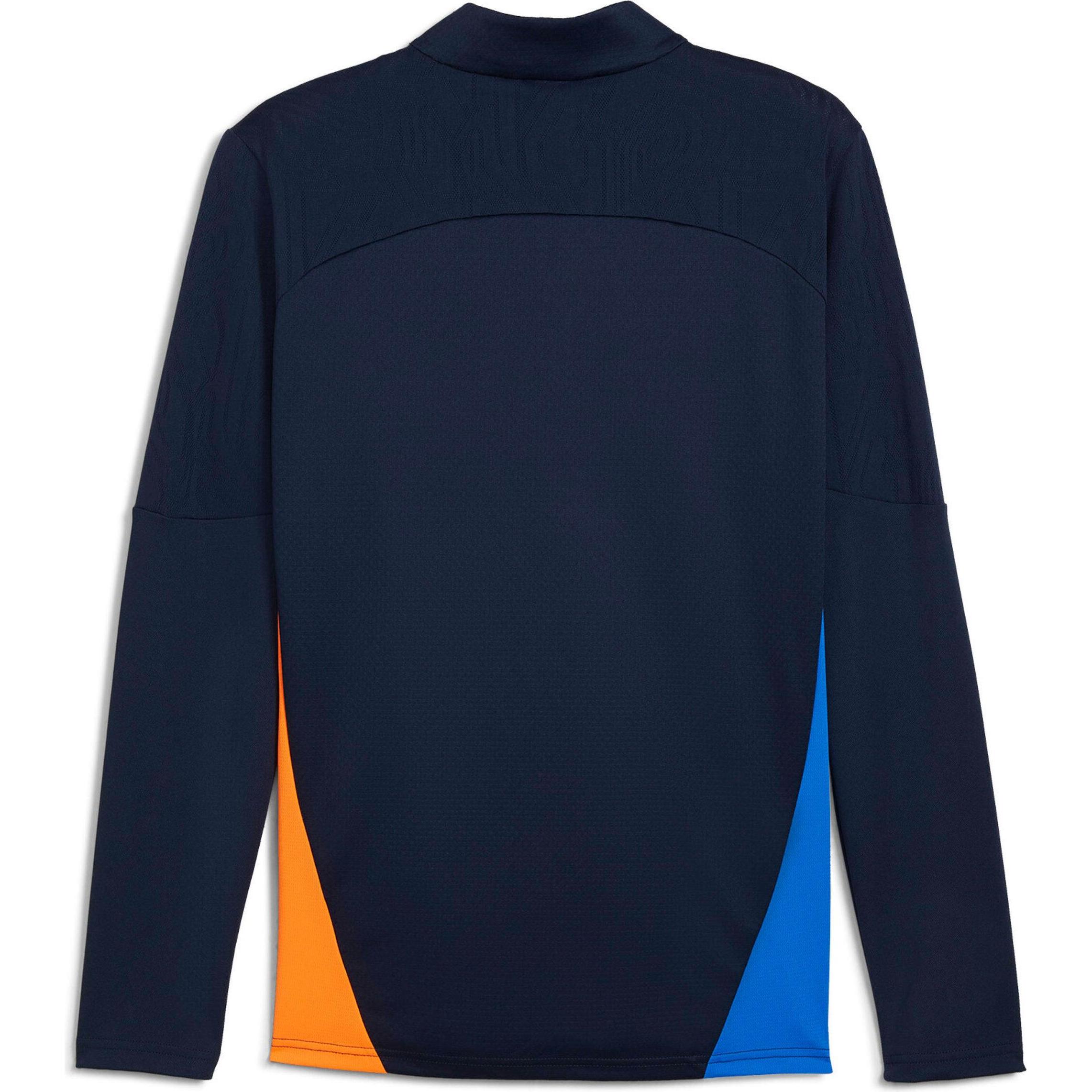 Thumbnail - Puma, Herren, Sportshirt, OM Training 1/4 Zip Top (L), Blau, L