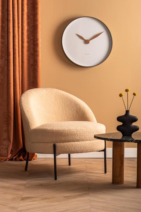 Actual product image Leitmotiv Chair Noble Teddy Curl