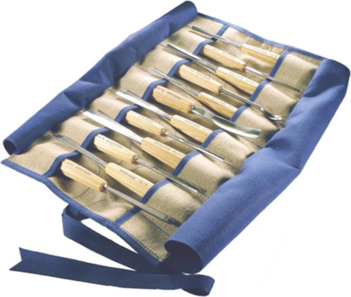 Kit scalpelli per scultore 12 pezz (20 mm)