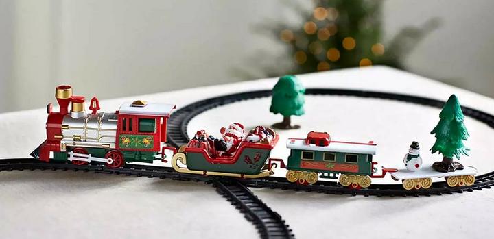 Produktbild Weihnachtszug m.Licht 22tlg.