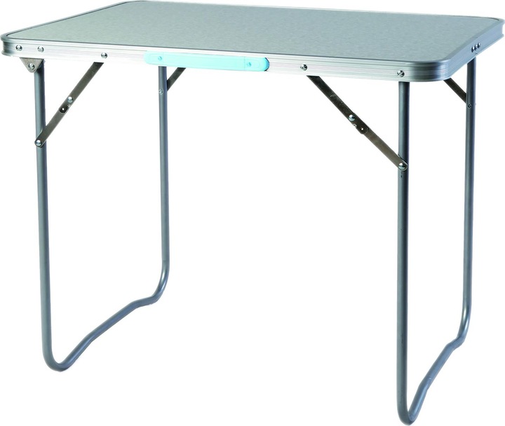 Mojawo XL camping table foldable with carrying handle aluminium 80x60x68cm