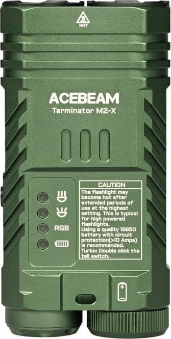 Actual product image AceBeam M2-X Grüne Taschenlampe (9.54 cm, 3200 lm)