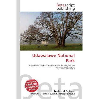 Udawalawe National Park, Fachbücher von Lambert M. Surhone, Miriam T. Timpledon, Susan F. Marseken