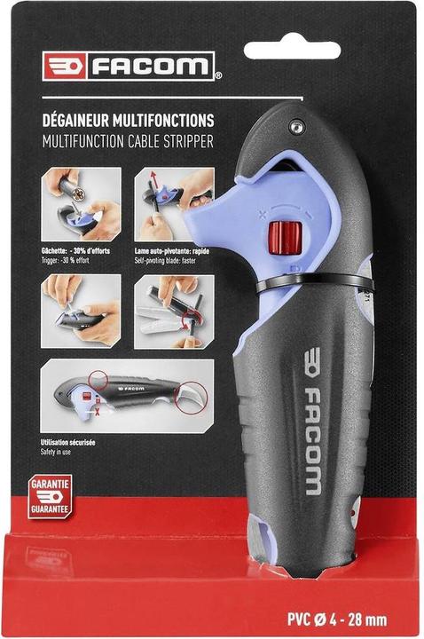 Actual product image Facom peilis daugiafunkcinis for stripping, range 4-28 mm, (872271PB). (28 mm)