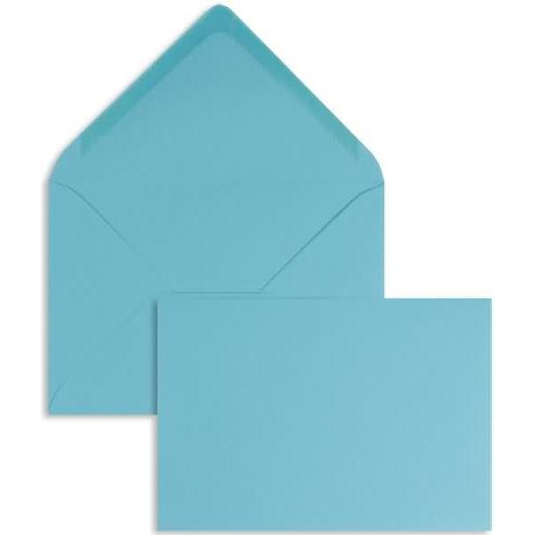 Blanke, Briefumschlag, Briefumschläge 120x180mm 120g/qm gummiert VE=100 Stück karibik (100 x)