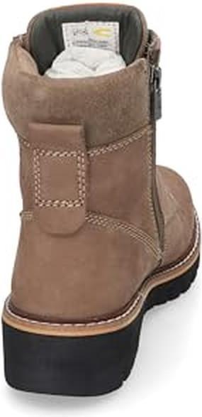 Actual product image Camel Active Lightweight Comfortable Leather Ankle Boots with Interchangeable Insole (37)