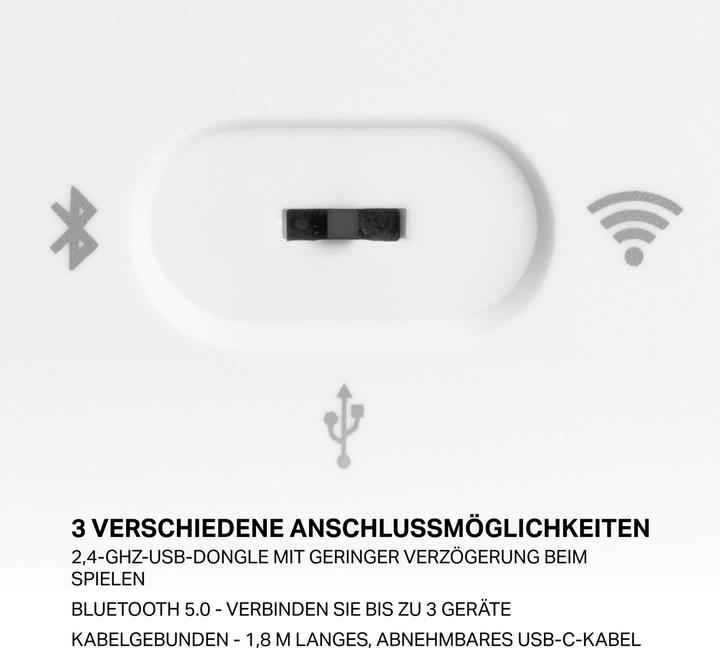 Produktbild Deltaco Gaming GAM-100-W-DE (DE, Kabellos, Kabelgebunden)