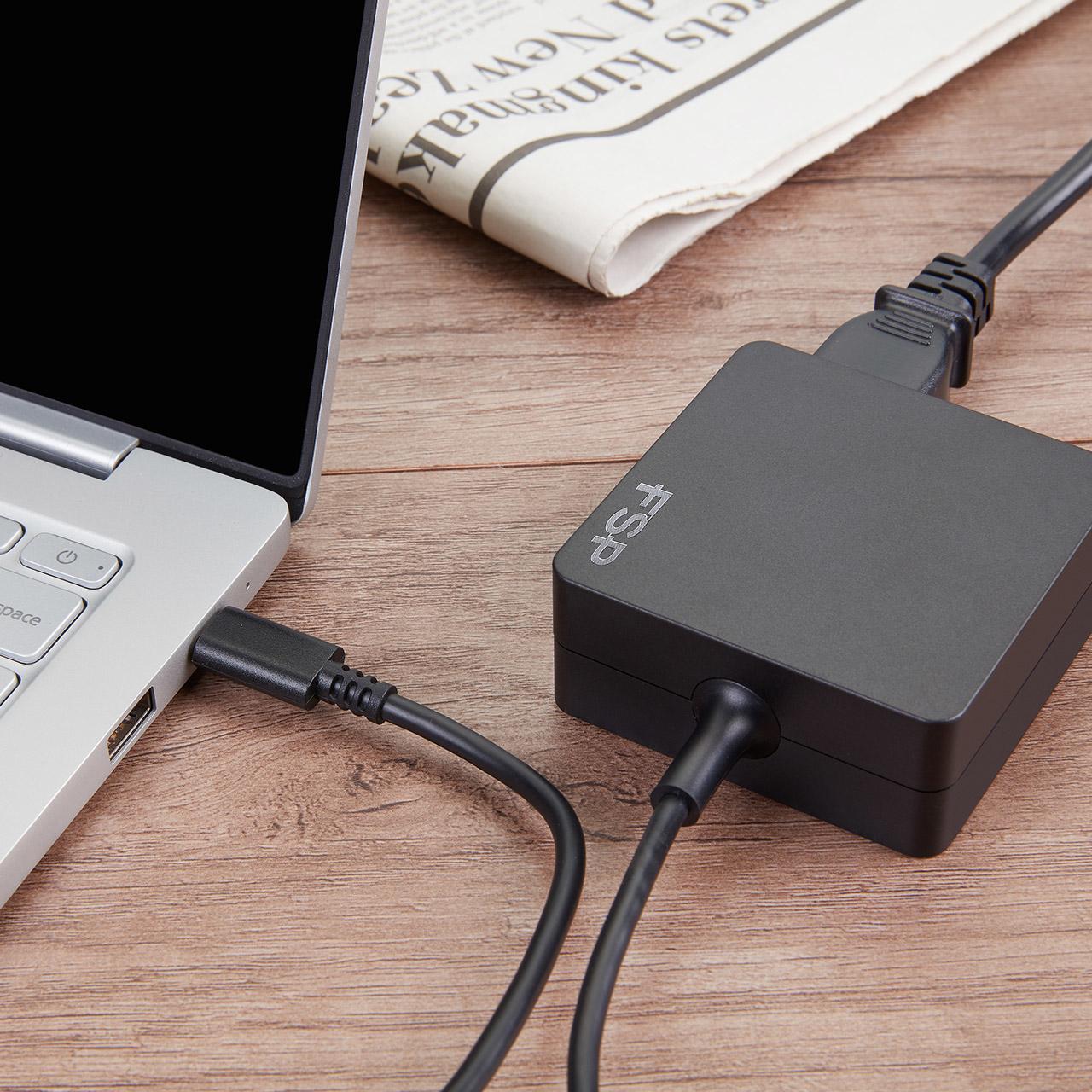 Thumbnail - Fortron NB Netzteil Universal USB-C 65W FSP-NBC 65 AC 100-240V/DC 5V/9V/12V/15V/20V max (65 W), Notebook Netzteil, Schwa...