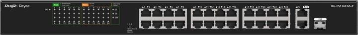 Immagine prodotto Ruijie 24 porte 100Mbps + 1 porta Uplink 1000Mbps + 1 porta combo Gigabit RJ45/SFP, 24 porte supportano P (24 porte)