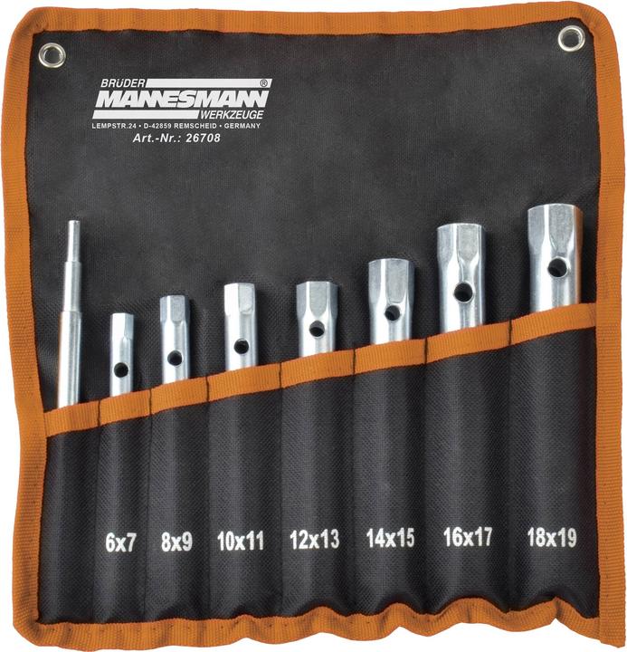 Actual product image Mannesmann Pipe socket wrench set, 8 pcs.