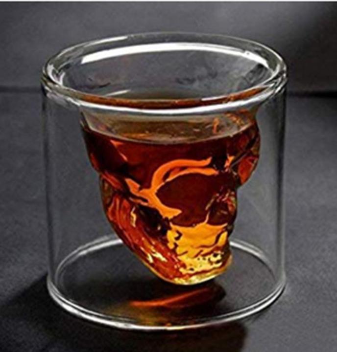 Immagine prodotto Winkee Bicchieri Skull Shot - 25ml, set da 4 (0.25 dl, 4 x)