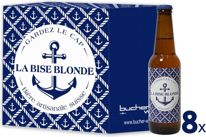 Produktbild Dr. Gab's Bier La Bise Blonde - 8er-Pack (8 x 33 cl)
