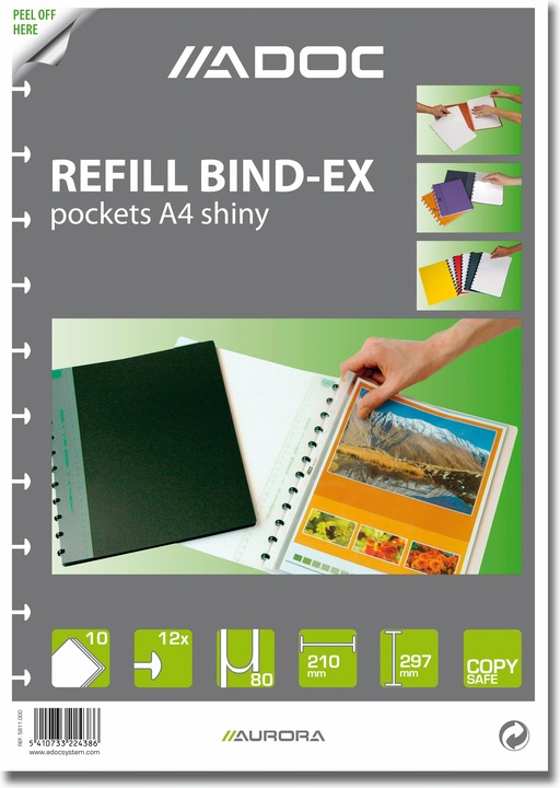 Actual product image Adoc Spare bags (A4, 10 x)