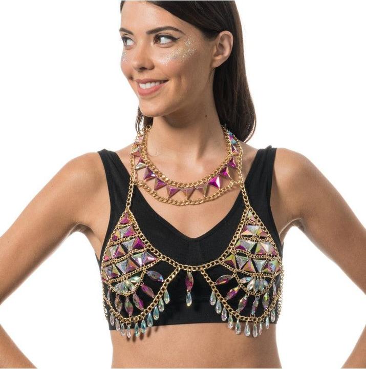 Produktbild Chaks Diamont Festival Bikini Top rosa (One Size)