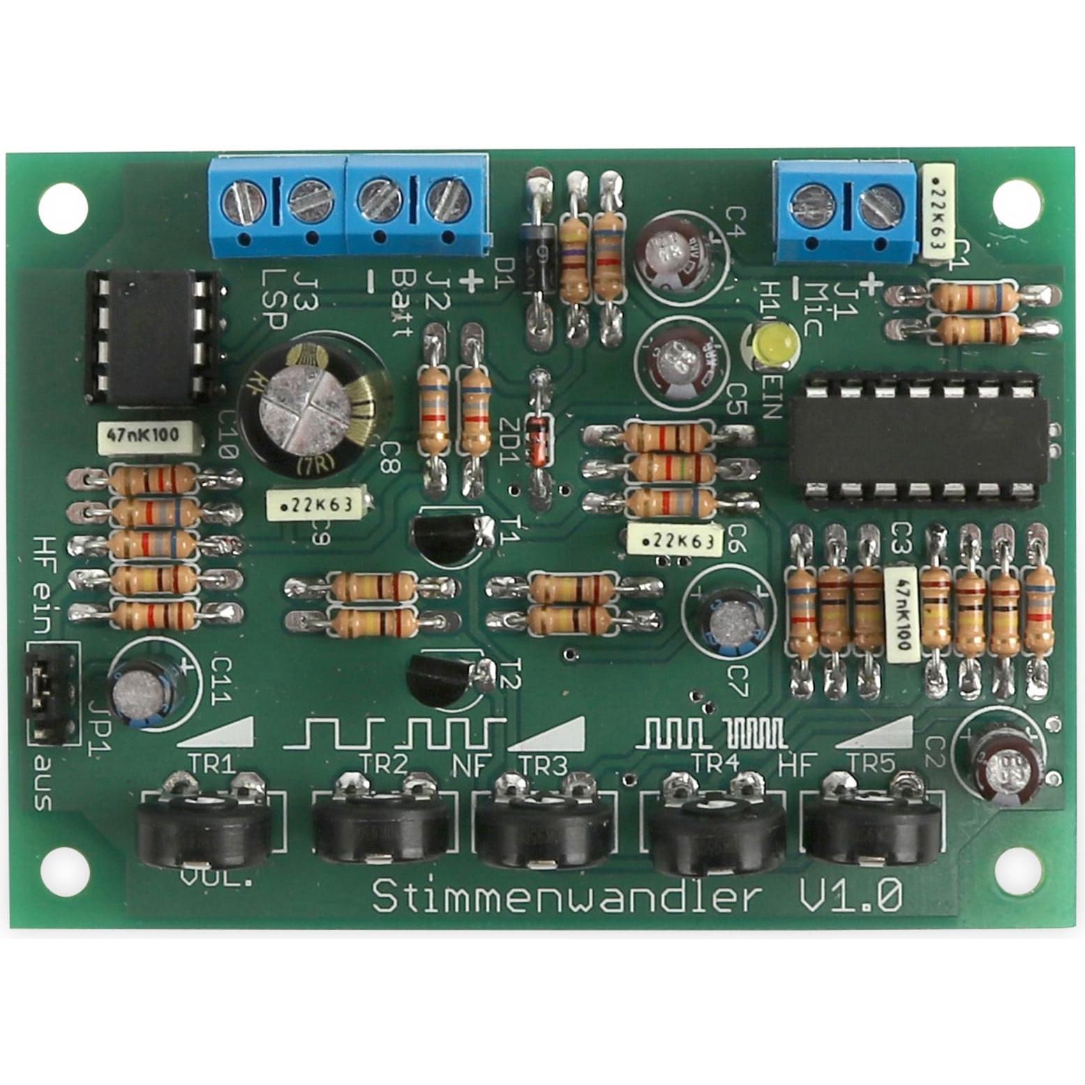 Thumbnail - Pollin Electronic Bausatz Stimmenwandler V1.0, Robotik Kit