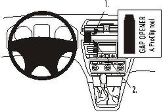 Actual product image Brodit ProClip for Skoda Octavia models - from year of manufacture 2005