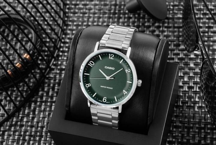 Immagine prodotto Casio Herrenuhr MINIMAL Silberfarben (Ø 40 mm) (40 mm)