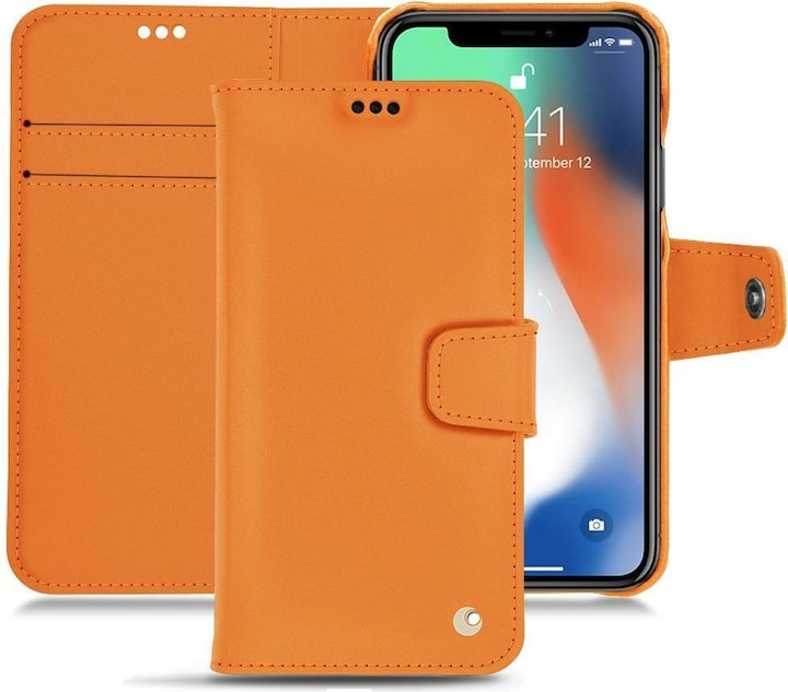 Produktbild Noreve Lederschutzhülle Wallet (Apple iPhone XS Max)
