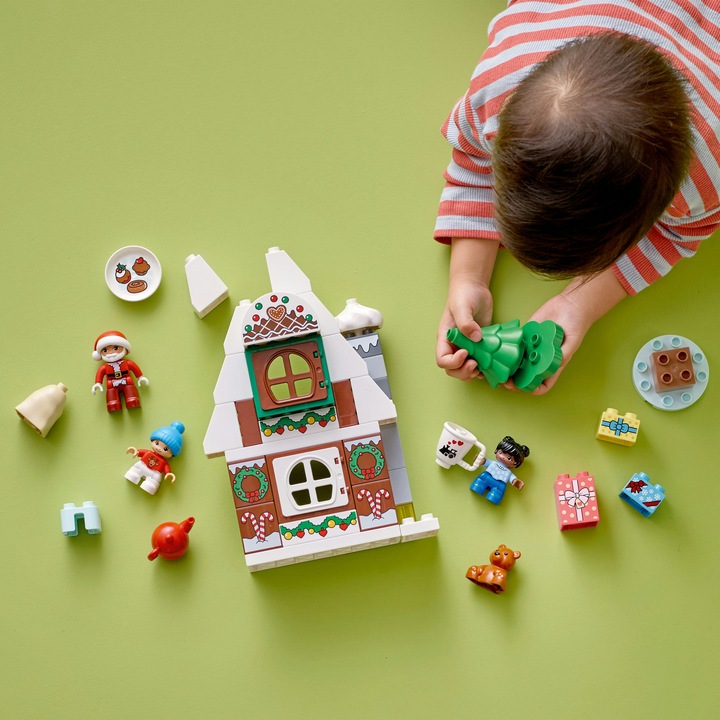 Immagine prodotto LEGO Casa di pan di zenzero con Babbo Natale (10976)