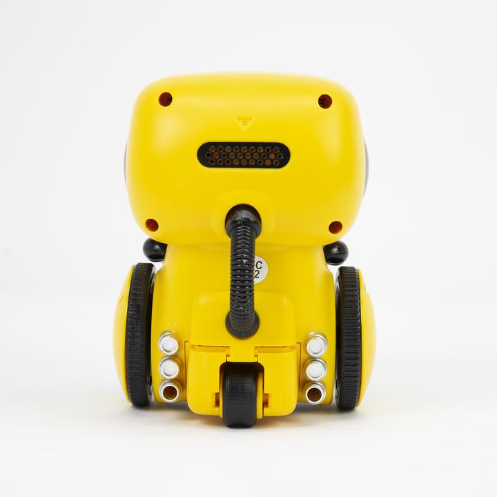 Actual product image PNI Robo One interactive intelligent robot package, voice control, touch buttons, yellow + Midland