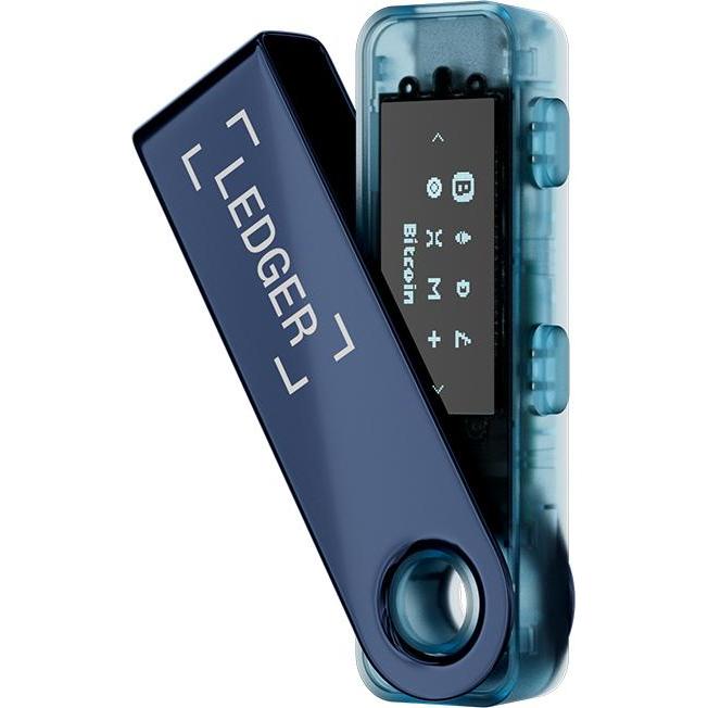Ledger Nano S Plus - Neptune Blue (Bitcoin, Ethereum Classic), Crypto wallet, Blu, Nero